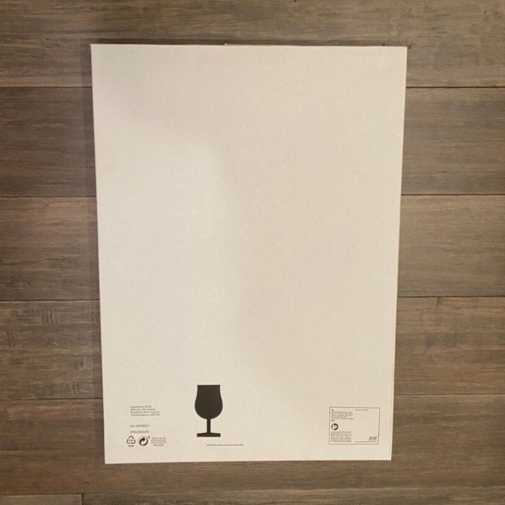 New in box Limited Edition Sabine Marcel IKEA Frosted Glass Serving Tray 18X13" - Picture 4 of 4